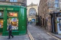 View with Greyfriars Church in Edinburgh