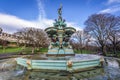 Ross Fountain in West Princes Street Gardens in Edinburgh Royalty Free Stock Photo