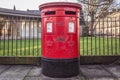 Mail box in in Edinburgh Royalty Free Stock Photo