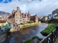 View at Dean village on Edinburgh in Scotland Royalty Free Stock Photo