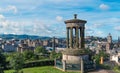 Edinburgh Scotland Skyline ,viewed from Calton Hill Royalty Free Stock Photo