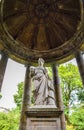 Edinburgh, Scotland - a statue of Hygieia inside the Saint Bernard`s Well