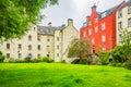 Chessels Court Edinburgh a group of house just off the Royal Mile Royalty Free Stock Photo