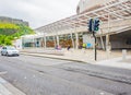 The Scottish Parliament Building at Holyrood designed by the Catalan architect Enric Miralles Royalty Free Stock Photo