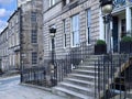 Edinburgh, Scotland, with typical Georgian stone townhouses