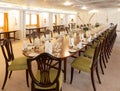 State dining room on the Royal yacht Brittania