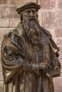 John Knox statue at St Giles Cathedral, Edinburgh, Scotland, UK.