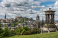 Donald Stewart Monument on Calton Hill, Edinburgh, Scotland, UK. Royalty Free Stock Photo