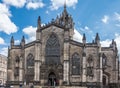 St Giles Cathedral main entrance, Edinburgh Scotland UK.