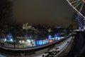 Edinburgh,Scotland,UK, at night, in winter Royalty Free Stock Photo