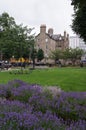 A view of Nicolson Square Gardens in Edinburgh, Scotland (UK) Royalty Free Stock Photo