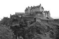 Edinburgh Castle is a historic castle. Royalty Free Stock Photo