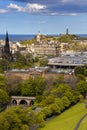 Edinburgh Skyline Royalty Free Stock Photo