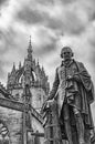 Edinburgh Statue of Adam Smith Royalty Free Stock Photo