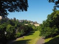The Mound hill in Edinburgh