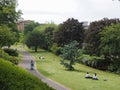 The Mound hill in Edinburgh