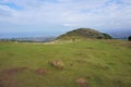 Edinburgh - view from Arthur`s seat to the sea Royalty Free Stock Photo