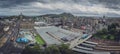 Edinburgh Waverley Train Station panorama