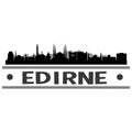 Edirne Skyline City Icon Vector Art Design