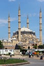 Outside view of Selimiye Mosque Built between 1569 and 1575 in city of Edirne, East Thrace, Turke Royalty Free Stock Photo