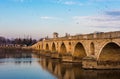 EDIRNE, TURKEY. Meric Bridge