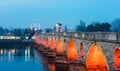 EDIRNE, TURKEY. Meric Bridge