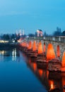 EDIRNE, TURKEY. Meric Bridge