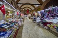 Edirne, Turkey November 23, 2022. interior view of Selimiye Mosque Bazaar Royalty Free Stock Photo