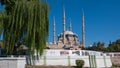 Outside view of Selimiye Mosque Built between 1569 and 1575 in city of Edirne, East Thrace, Turkey Royalty Free Stock Photo