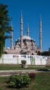 Outside view of Selimiye Mosque Built between 1569 and 1575 in city of Edirne, East Thrace, Turkey Royalty Free Stock Photo