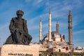 Statue of Mimar Sinan in Edirne, Turkiye Royalty Free Stock Photo