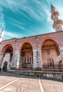 Eski Cami, the Old Mosque built in the 15th century in the center of Edirne, Turkiye Royalty Free Stock Photo