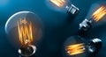 Edison Light Bulb Royalty Free Stock Photo