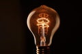 Edisson bulb. Generate Ai Royalty Free Stock Photo