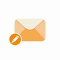 Edit email envelope letter pen text write icon