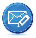 Edit email icon midnight blue prime round button