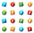 Edit icon set Royalty Free Stock Photo