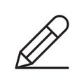 Edit vector thin line icon Royalty Free Stock Photo