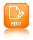 Edit special orange square button