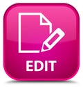 Edit special pink square button