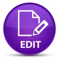 Edit special purple round button