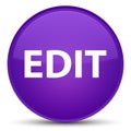 Edit special purple round button