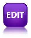 Edit special purple square button