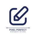 Edit pixel perfect linear ui icon Royalty Free Stock Photo