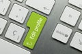 Edit profile - Inscription on Green Keyboard Key Royalty Free Stock Photo