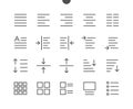 Edit text Pixel Perfect Well-crafted Vector Thin Line Icons