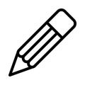 Edit vector thin line icon Royalty Free Stock Photo