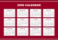 Editable 2009 calendar