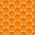 Hive Honey comb Seamless Pattern Royalty Free Stock Photo