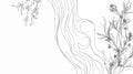 Continuous Editable Line Drawing of Yin Yang Symbol